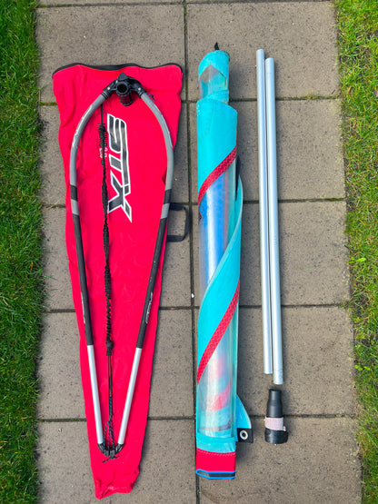 Windsurfboard met Zeil - Complete set